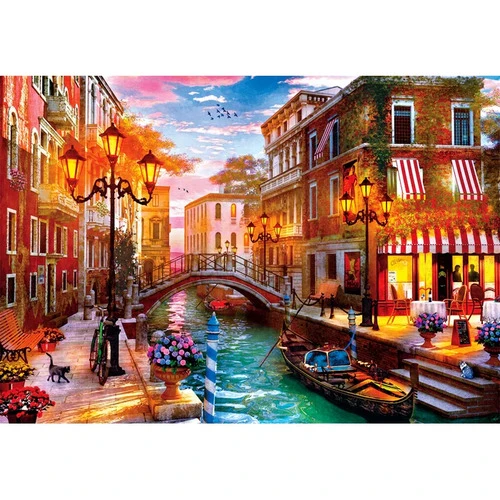 Puzzle Clementoni 500 Peças - Sunset Over Venice - Image 3