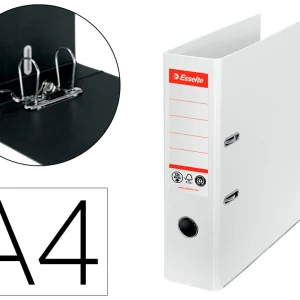 Pasta Arquivo Esselte Alavanca Lombada 75mm Branco