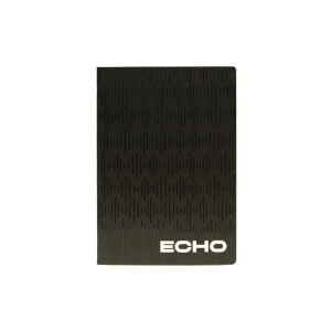 Caderno Agrafado A5 Quadriculado ECHO Preto 48Fls