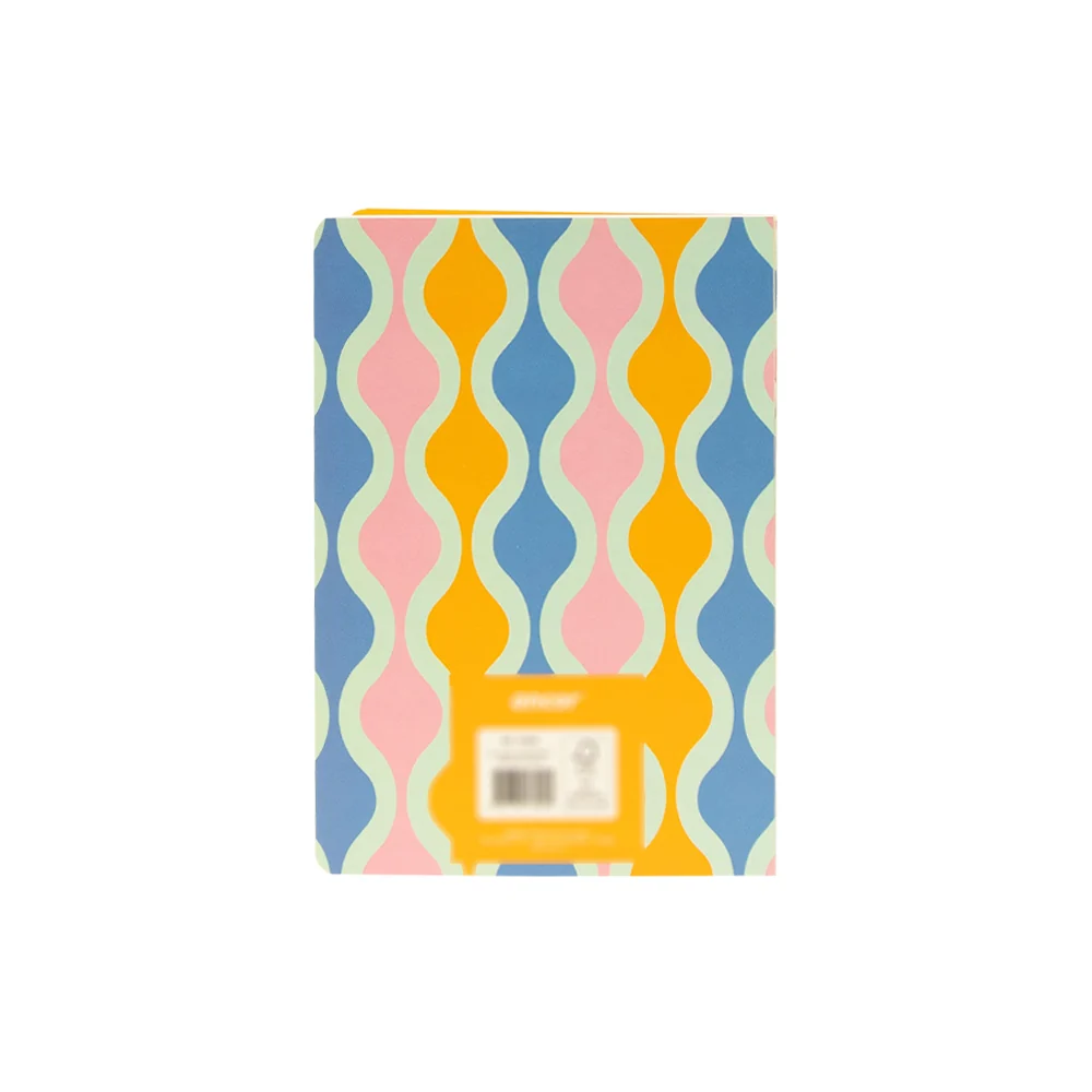 Caderno Agrafado A5 Quadriculado VINTAGEY Waves 48Fls - Image 3