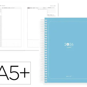 Agenda 2026 Diária Espiral Antartik Essentials A5+ Azul