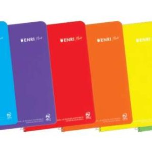 Caderno Espiral A4 Liso Capa PP s/ Margem Cores Sortidas