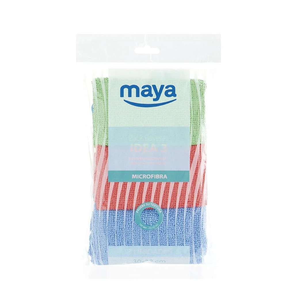 Pano Microfibra 30x32cm Sortido Pack 6un - Image 2