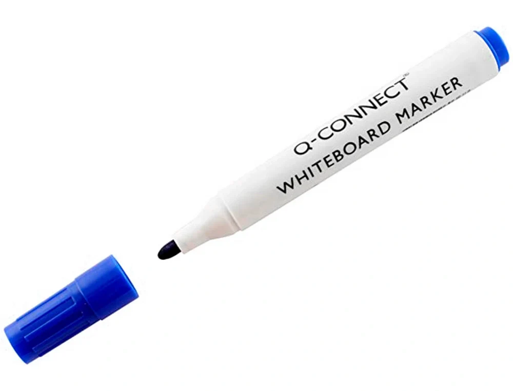 Marcador Quadro Branco Azul Ponta Redonda 3.0mm Cx.10 - Image 4