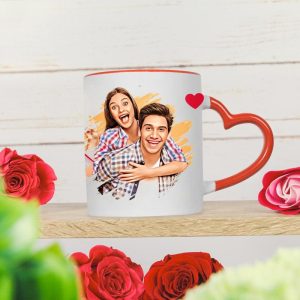 Caneca Personalizada com Caricatura Dia dos Namorados