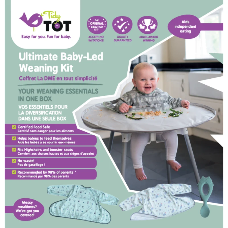 Kit Tidy Tot Tabuleiro + 3 Babetes + Colher - Image 3