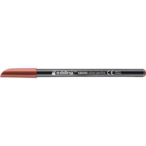 Marcador Fibra Edding 1200 Castanho - Image 2