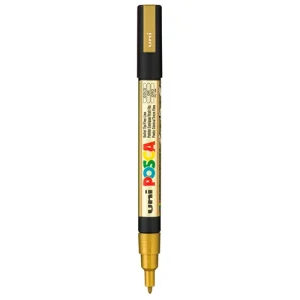 Marcador Permanente Uni Posca PC-3M Ouro (Fino 0.9-1.3mm)