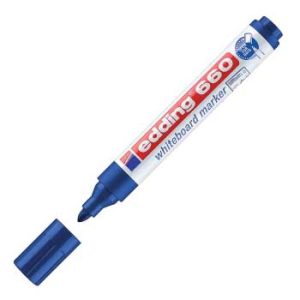 Marcador Quadro Branco  Edding 660 Azul - Pack 10un.