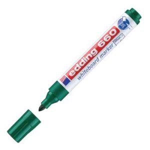 Marcador Quadro Branco  Edding 660 Verde - Pack 10un.