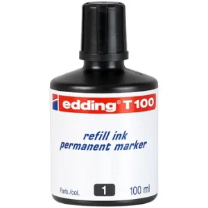 Recarga Marcador Permanentes Edding T-100 100ml Preto